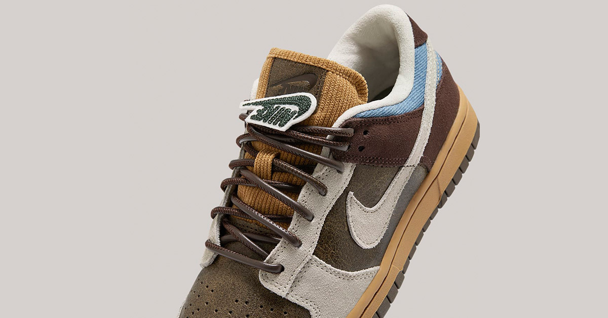 Nike Dunk Low ‘Love & Peace’ meets warm, autumnal vintage style